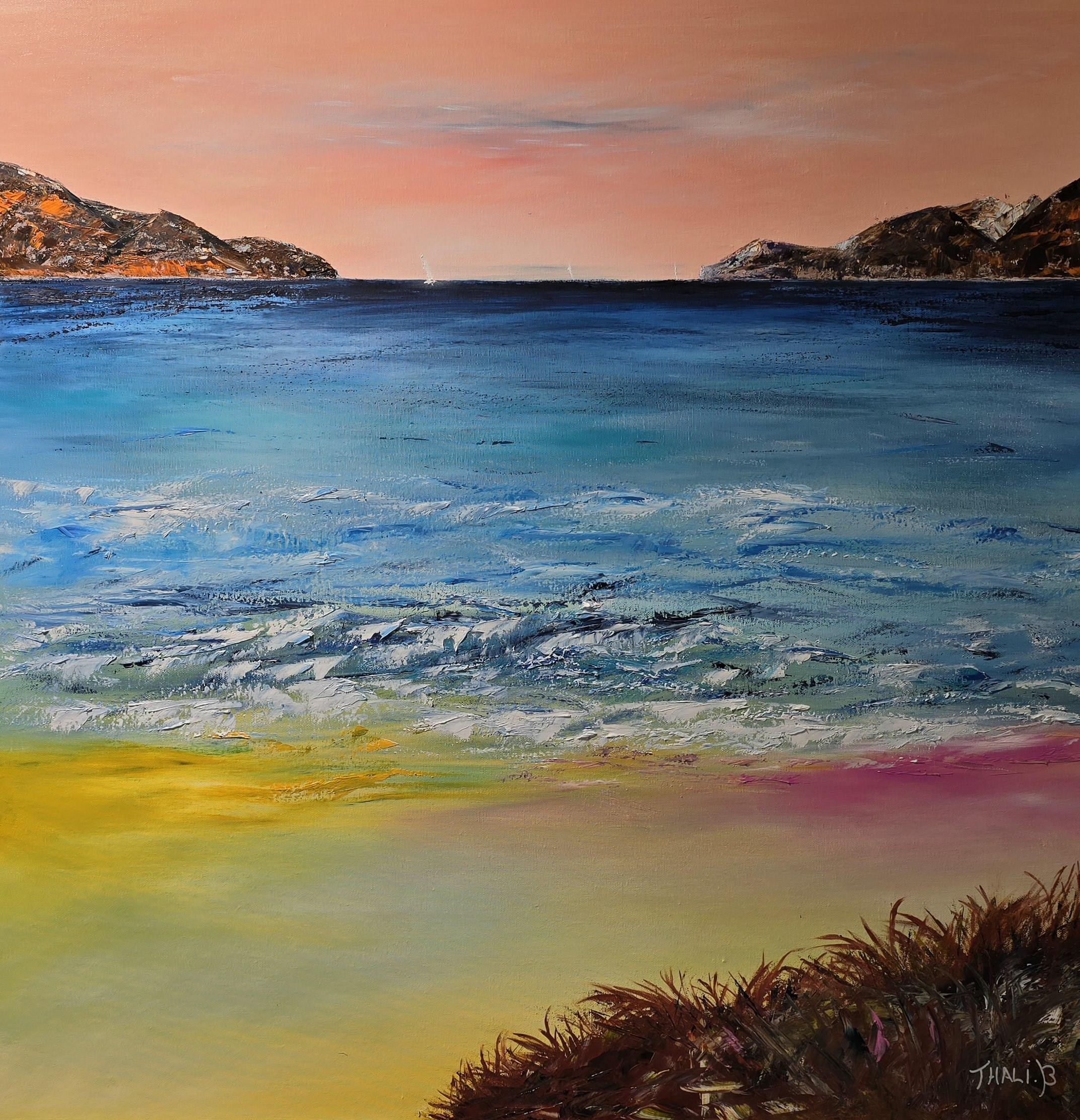 Sur la Grève, 100 sur 100 cm, 1400€