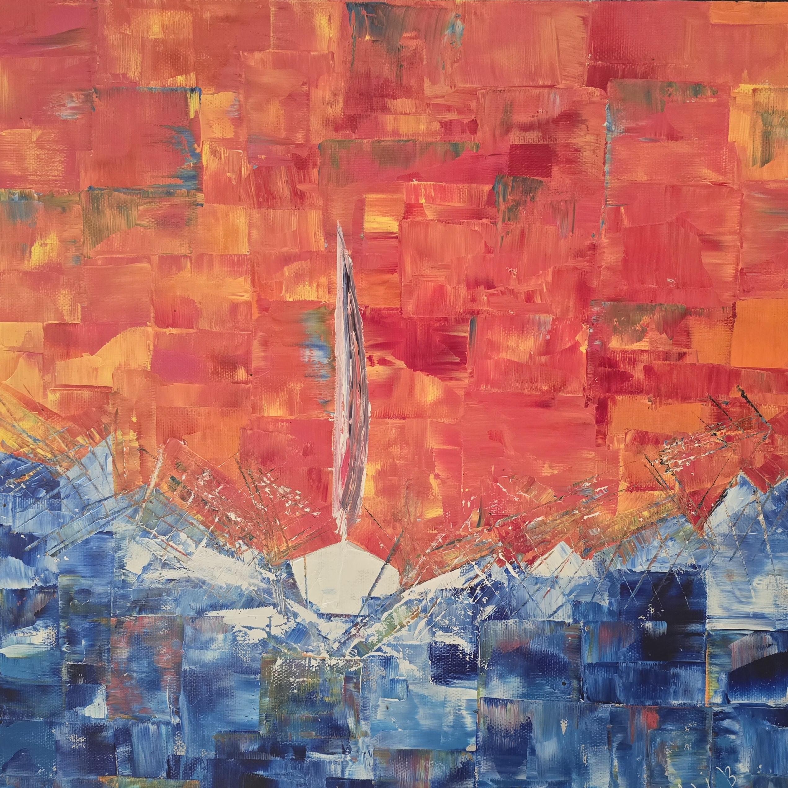 Solitaire, 40 sur 40 cm, 350€