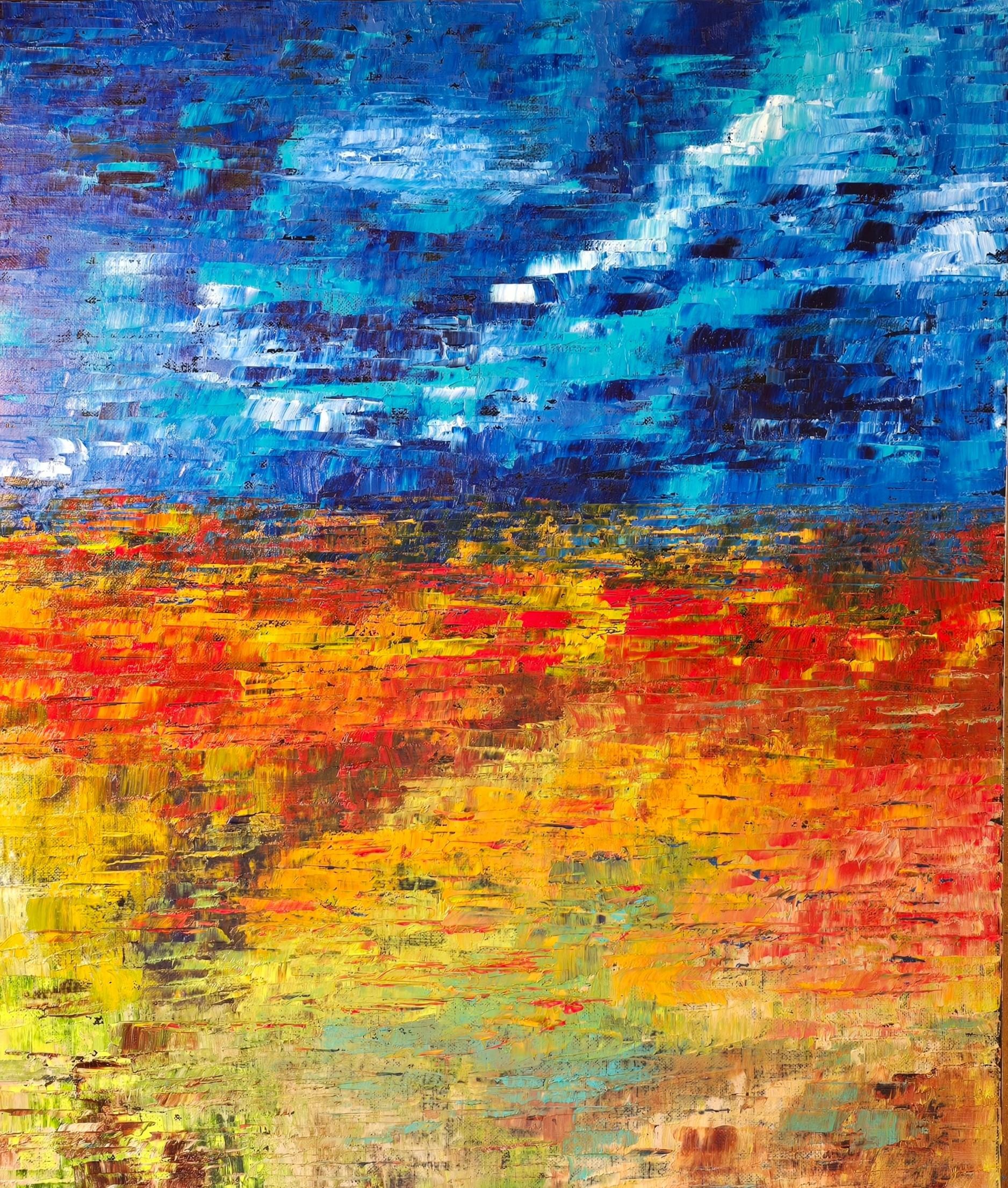 Abstraction, 65 sur 54 cm, 710€